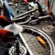 bicycle repair in workshop