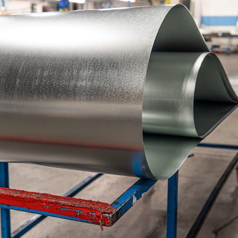 Sheet metal. Image Credit: Shutterstock.com/Primestock Photography